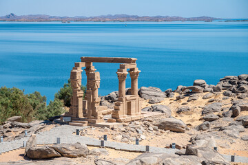 Ancient temple in Kalabsha, Ancient Egypt, Aswan