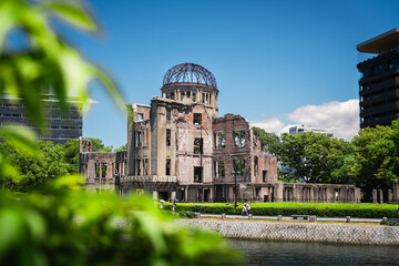 view of the hiroshima dome