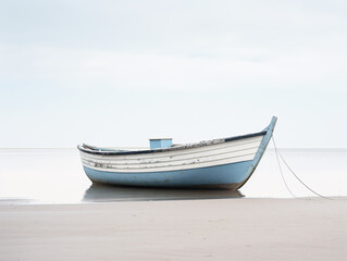 Naklejka na ściany i meble a boat on the beach