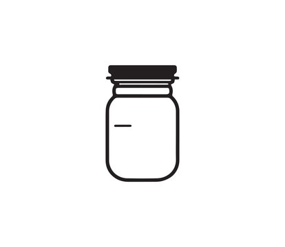 recommend clip art: Mason jar icon . vector illustration