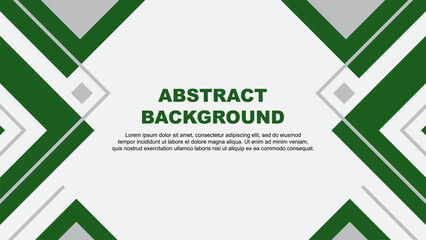 Abstract Green Background Design Template. Banner Wallpaper Vector Illustration. Green Illustration