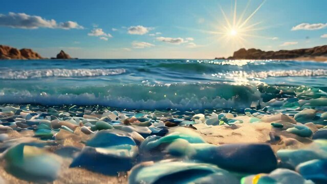 Seascape with Glass Beach