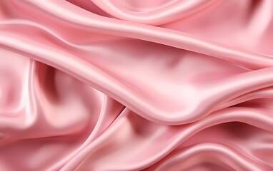 a pink fabric with folds
