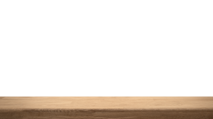 A bare oak wood surface with a smooth, clean backdrop