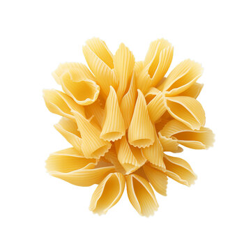 illustration of 3D rendered Pasta icon, Isolated on transparent PNG background, Generative ai