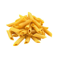 illustration of 3D rendered Pasta icon, Isolated on transparent PNG background, Generative ai