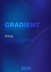 Blue Grainy Gradient Background for Graphic Design Projects