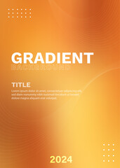 Aesthetic Amber Gradient Background for Visual Projects
