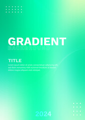 Green Tones Gradient Background for Website Design Inspiration