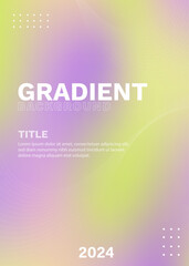 Serene Purple Green Gradient Background