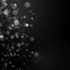 Captivating Black and Gray Bokeh Background Perfect for Design Projects