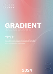 Simple Rainbow Gradient Vector Template for Creative Projects