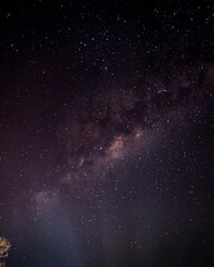 Stunning night sky showcasing the vibrant stars of the Milky Way Galaxy