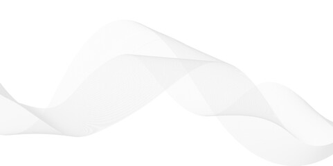 Modern Vector Background with Black Wavy Lines.