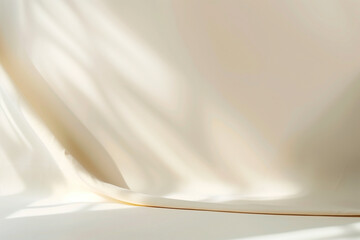 Minimalist wall with blurred shadow, abstract background for product presentation.