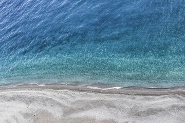 Blue waters in Italy