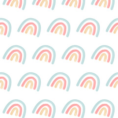 Rainbow seamless pattern