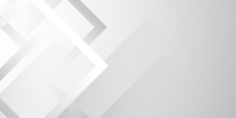 Fototapeta premium Modern white vector abstract graphic design Banner Pattern background web template. White Grey Line Cut Paper Abstract bg .Suit for business, corporate, institution, party, festive, seminar, and talks