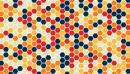 Modern Stylish Hexagonal Background Wallpaper. 3d rendering of hexagonal texture background. Colorful elegant hexagonal marble texture