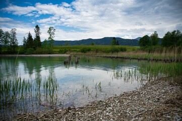 a beautiful view of Bavarian lake Walchensee