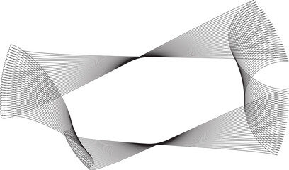 Dynamic lines in square logo, symbol, icons, monogram