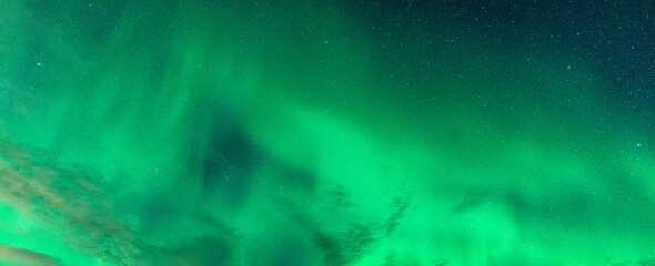 Aurora Borealis, Northern lights glowing with starry in the night sky - 773154380