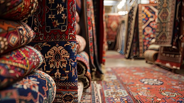 Tebriz carpets showcase intricate designs and vibrant colors, reflecting centuries of artisanal craftsmanship and cultural heritage.