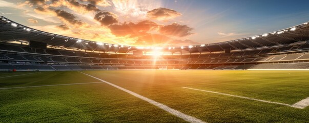 Renewable energy sources power an international stadium