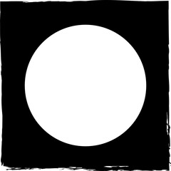Square brush frames with circle border element