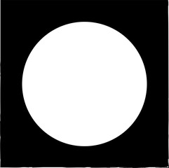 Square brush frames with circle border element