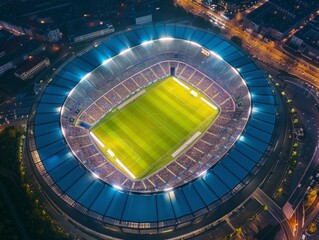 Stadium using clean energy for all operations from floodlights to scoreboards