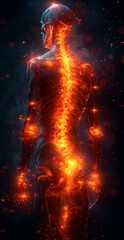 Medicine concept, spine treatment, private paid clinic - AI generated image - obrazy, fototapety, plakaty