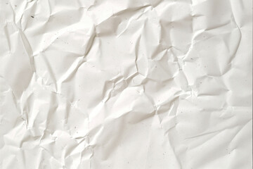 Obraz premium White crumpled vintage paper background.