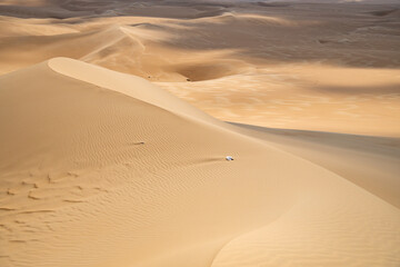 Fototapeta na wymiar Desert sands and dunes, Siwa Oasis, Libyan Desert, Egypt