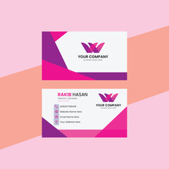 Professional business card template design