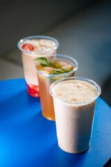iced coffee and iced tea
