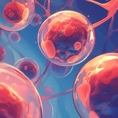 Cellular Memory and Immune Data Storage Concept in Scientific Microscopic Shot