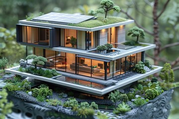 Futuristic generic self sustainable smart home concept