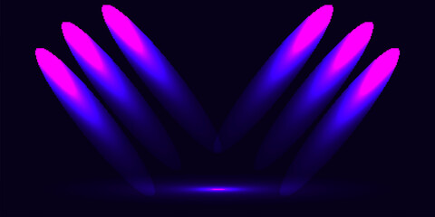 background with glowing lights