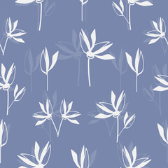 Abstract floral surface pattern seamless background