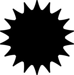 Set of sun icons - vector