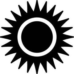 Set of sun icons - vector