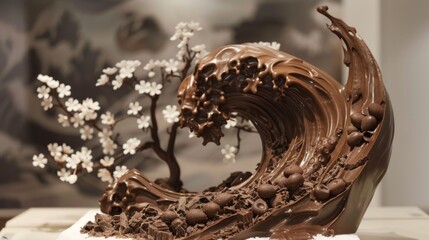 Chocolate sculpture competition