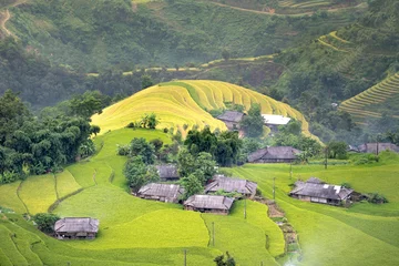 Photo sur Plexiglas Mu Cang Chai Rice fields on terraced of Mu Cang Chai, YenBai, Vietnam