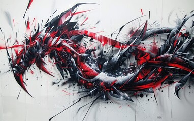 Dive Deep into the Abstract World of Graffiti ,Immerse Yourself in the Vibrant World of Urban...