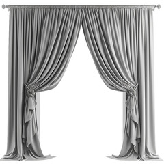 Curtain isolated on white
