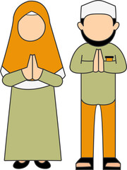 Islamic Character Illustration 