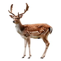 deer isolated on white.
