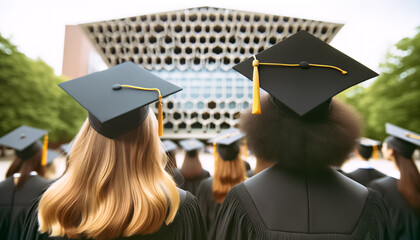 'Diverse Graduates Share a Moment of Triumph at University Convocation - 773211786