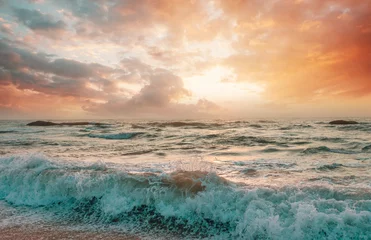 Foto op Plexiglas Sea sunset © Galyna Andrushko